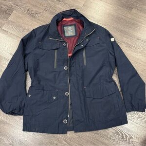 Bugatti Jacket 3 Season, Navy with red accents, Men’s Large, German